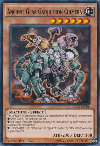 Ancient Gear Gadjiltron Chimera - SR03-EN006 Common Unlimited