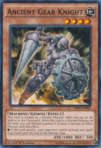 Ancient Gear Knight - SR03-EN009 Common 1st Edition