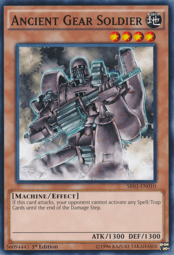 Ancient Gear Soldier - SR03-EN010 Common 1st Edition