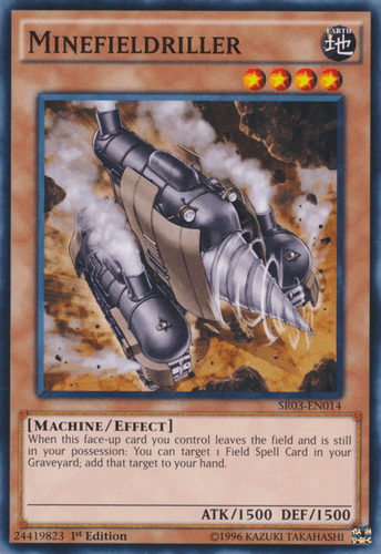 Minefieldriller - SR03-EN014 Common 1st Edition