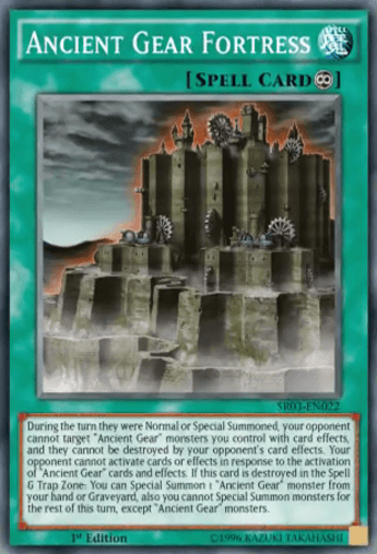 Ancient Gear Fortress - SR03-EN022 Common Unlimited
