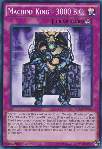 Machine King - 3000 B.C. - SR03-EN035 Common 1st Edition