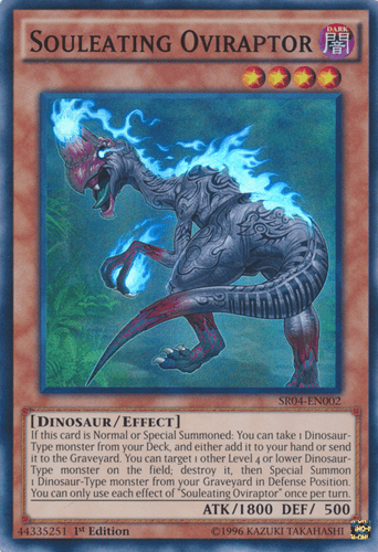 Souleating Oviraptor - SR04-EN002 Super Rare Unlimited