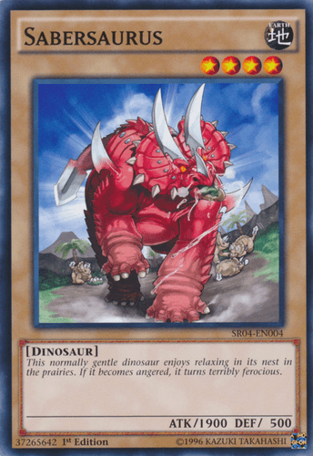 Sabersaurus - SR04-EN004 Common 1st Edition