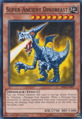 Super-Ancient Dinobeast - SR04-EN007 Common Unlimited