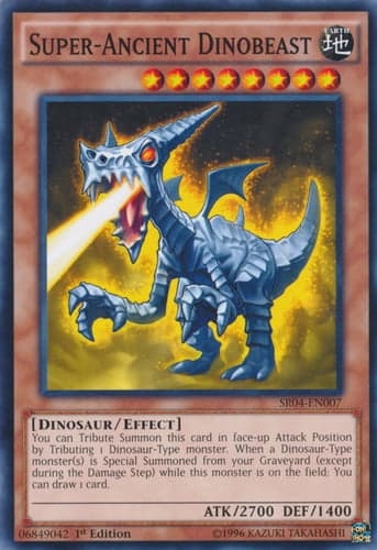 Super-Ancient Dinobeast - SR04-EN007 Common 1st Edition