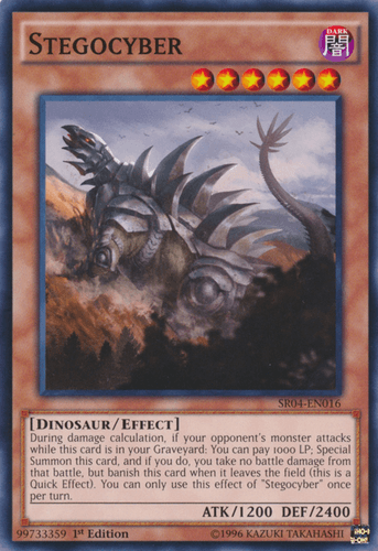 Stegocyber - SR04-EN016 Common 1st Edition