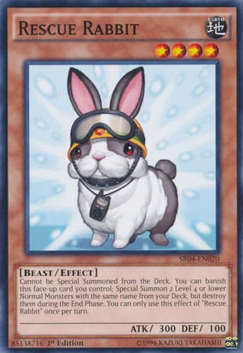 Rescue Rabbit - SR04-EN020 Common 1st Edition