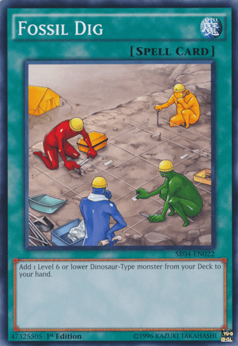 Fossil Dig - SR04-EN022 Common 1st Edition