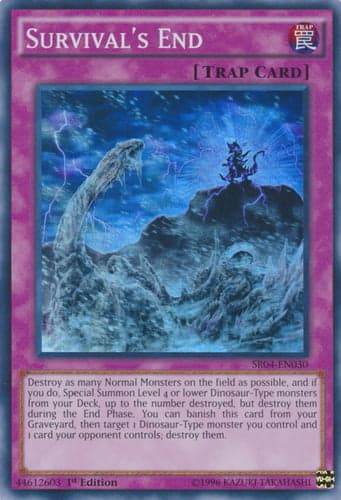 Survival's End - SR04-EN030 Super Rare Unlimited