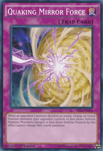 Quaking Mirror Force - SR04-EN036 Common 1st Edition