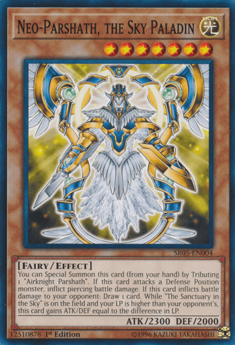 Neo-Parshath, the Sky Paladin - SR05-EN004 Common 1st Edition