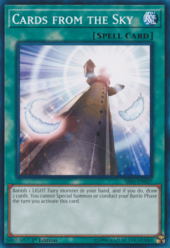 Cards from the Sky - SR05-EN027 Common 1st Edition