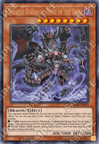 Darkest Diabolos, Lord of the Lair - SR06-EN001 Ultra Rare 1st Edition