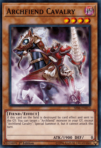 Archfiend Cavalry - SR06-EN013 Common 1st Edition