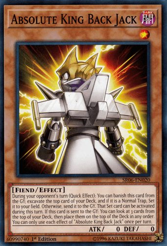 Absolute King Back Jack - SR06-EN020 Common 1st Edition