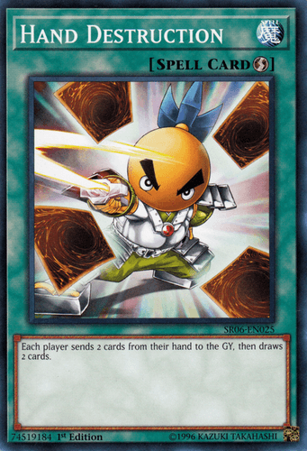Hand Destruction - SR06-EN025 Common 1st Edition