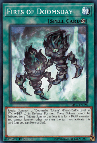 Fires of Doomsday - SR06-EN028 Common 1st Edition