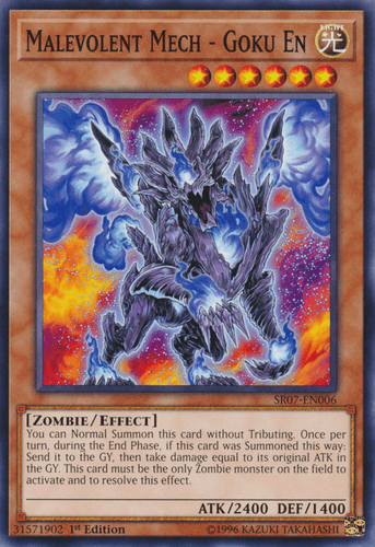 Malevolent Mech - Goku En - SR07-EN006 Common 1st Edition