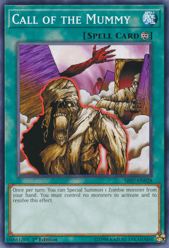 Call of the Mummy - SR07-EN028 Common 1st Edition