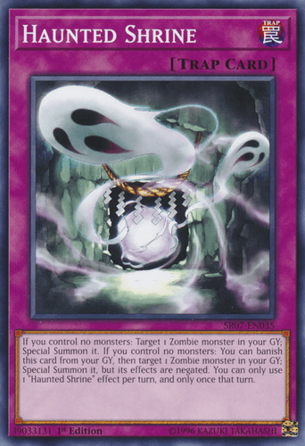 Haunted Shrine - SR07-EN035 Common 1st Edition