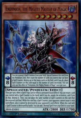 Endymion, the Mighty Master of Magic - SR08-EN001 Ultra Rare 1st Edition