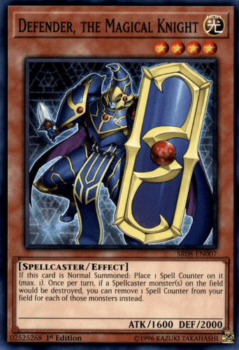 Defender, the Magical Knight - SR08-EN007 Common 1st Edition