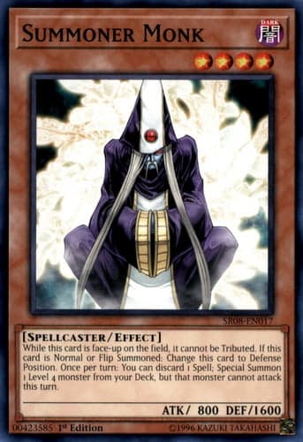 Summoner Monk - SR08-EN017 Common 1st Edition