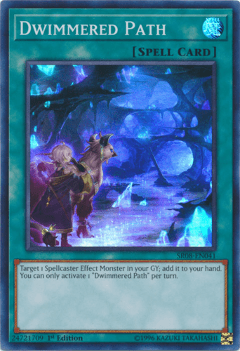 Dwimmered Path - SR08-EN041 Super Rare 1st Edition