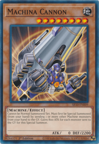 Machina Cannon - SR10-EN009 Common 1st Edition