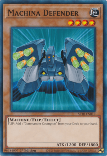 Machina Defender - SR10-EN012 Common 1st Edition