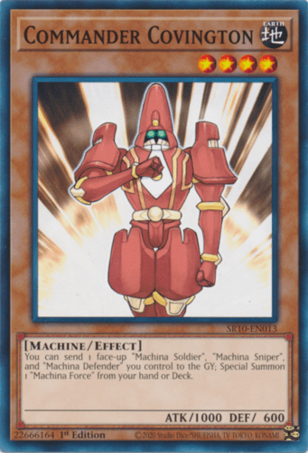 Commander Covington - SR10-EN013 Common 1st Edition