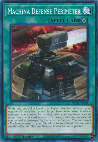 Machina Defense Perimeter - SR10-EN024 Common 1st Edition
