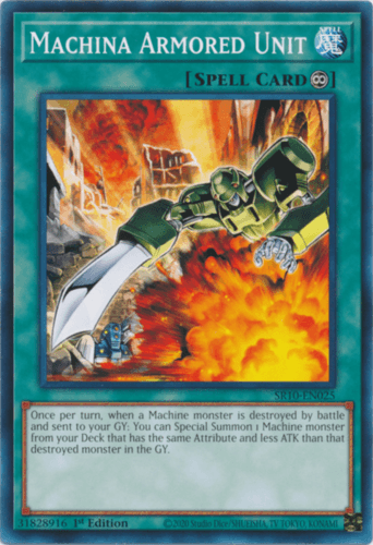 Machina Armored Unit - SR10-EN025 Common 1st Edition
