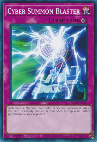 Cyber Summon Blaster - SR10-EN035 Common 1st Edition