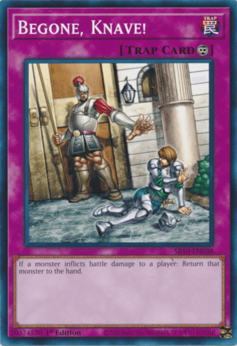 Begone, Knave! - SR10-EN038 Common 1st Edition