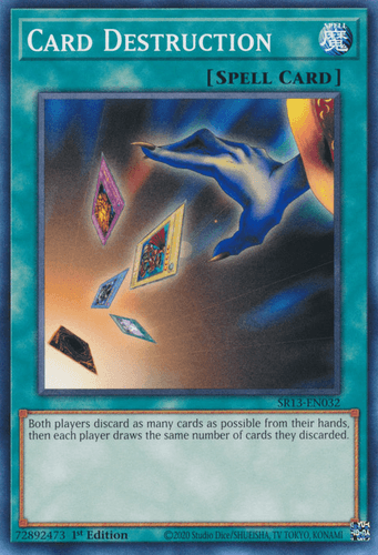 Card Destruction - SR13-EN032 Common 1st Edition
