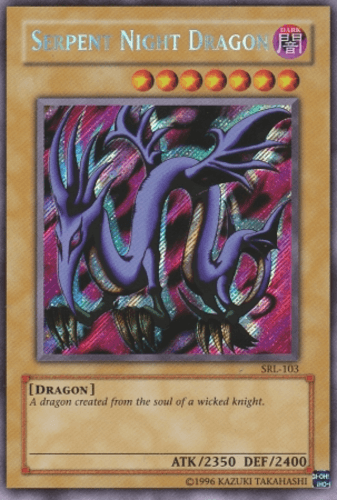 Serpent Night Dragon - SRL-103 Secret Rare Unlimited