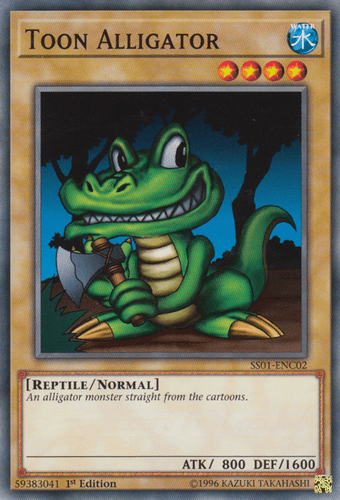 Toon Alligator - SS01-ENC02 Common 1st Edition