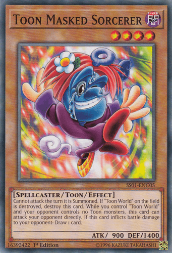 Toon Masked Sorcerer - SS01-ENC05 Common 1st Edition