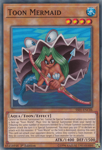 Toon Mermaid - SS01-ENC06 Common 1st Edition