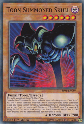 Toon Summoned Skull - SS01-ENC07 Common 1st Edition