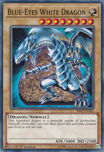 Blue-Eyes White Dragon - SS02-ENA01 Common 1st Edition