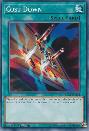Cost Down - SS02-ENA12 Common 1st Edition
