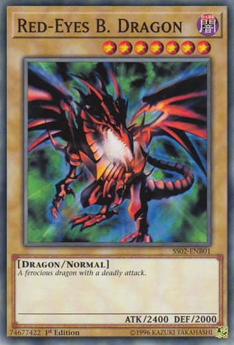 Red-Eyes Black Dragon - SS02-ENB01 Common 1st Edition
