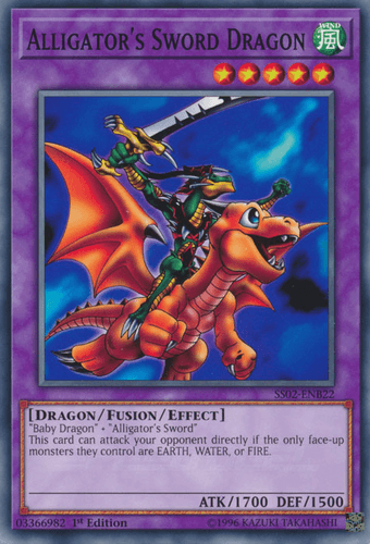 Alligator's Sword Dragon - SS02-ENB22 Common 1st Edition