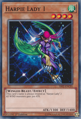 Harpie Lady 1 - SS02-ENC01 Common 1st Edition