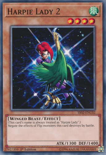 Harpie Lady 2 - SS02-ENC02 Common 1st Edition