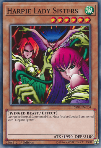 Harpie Lady Sisters - SS02-ENC04 Common 1st Edition