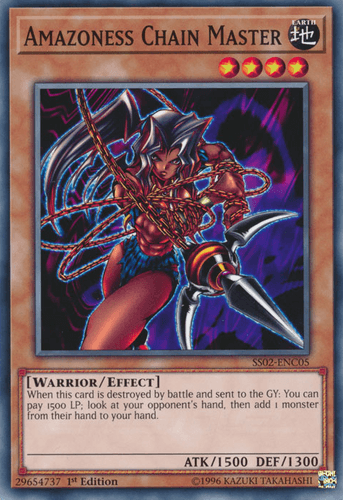 Amazoness Chain Master - SS02-ENC05 Common 1st Edition
